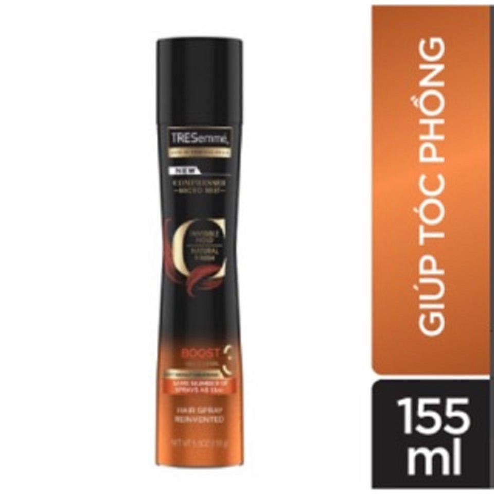Xịt tóc TRESEMME Tạo Kiểu Tóc Giữ Độ Phồng Chai 155ml