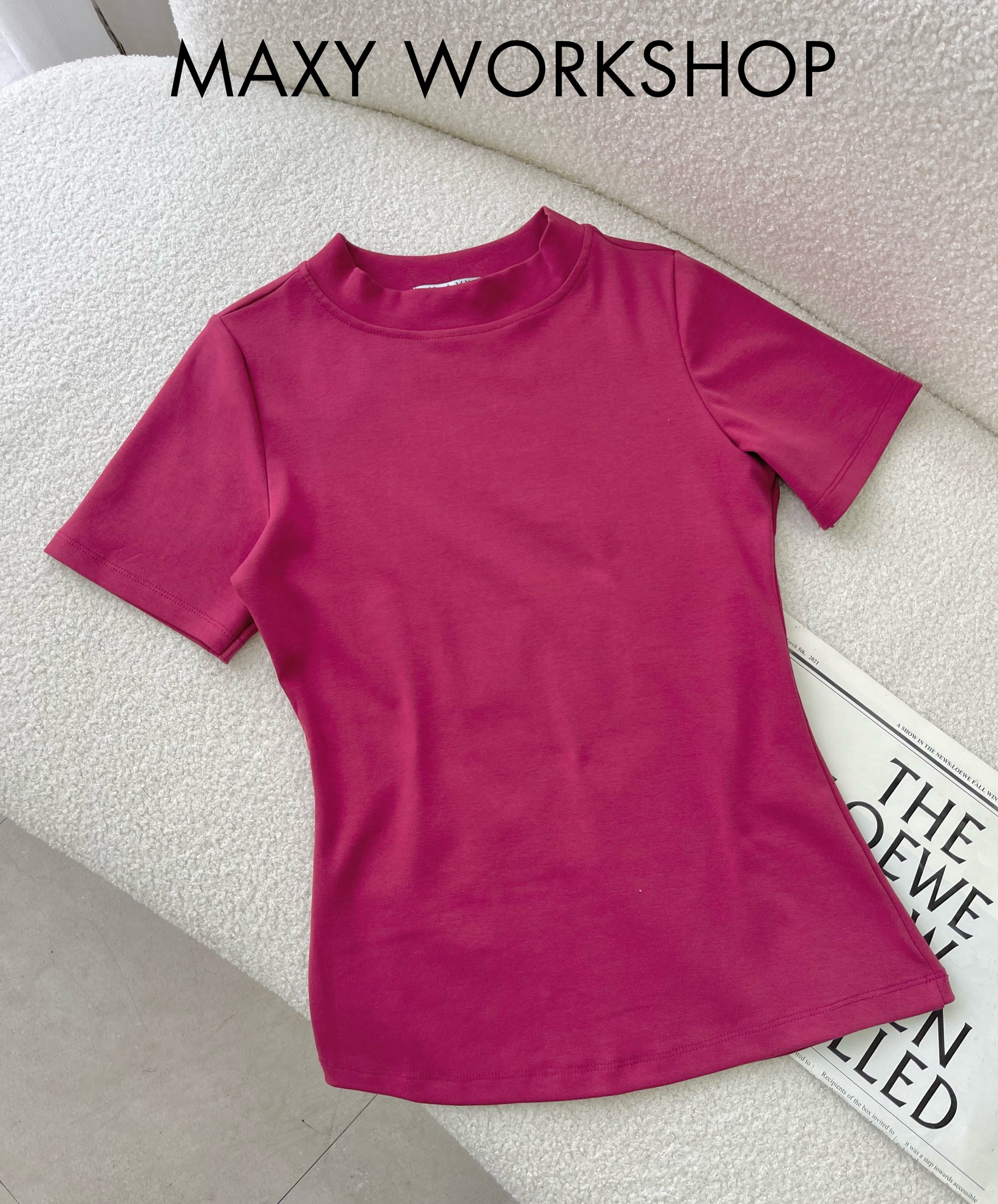 Áo thun form ôm tôn dáng Lady Tee Maxy Workshop