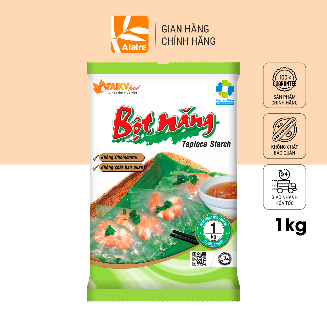 Bột năng Tài Ký gói 400g - 1kg