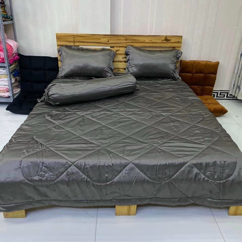 Chăn Mền Phi Lụa Chần Bông Dày Dặn Hàng Đẹp Loại Cao Cấp Size 2mx1m8