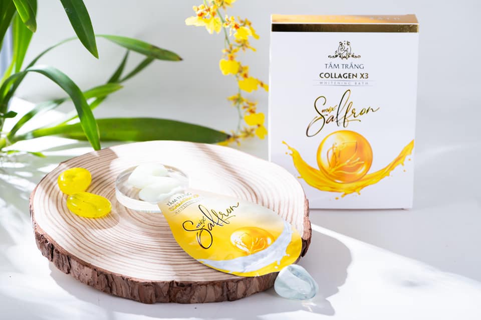 [ CAM KẾT CHÍNH HÃNG] TẮM TRẮNG SAFFRON COLLAGEN X3