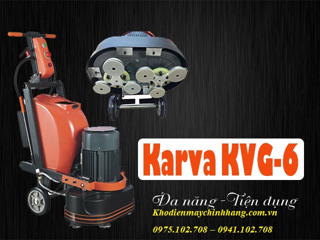 MÁY CHÀ SÀN BÊ TÔNG KARVA KVG-6
