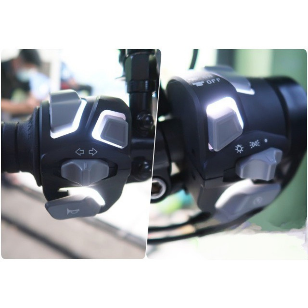 Cùm Công Tắc Light Master Chế Lắp Cho Sirius, Exciter, Raider, Sonic,...