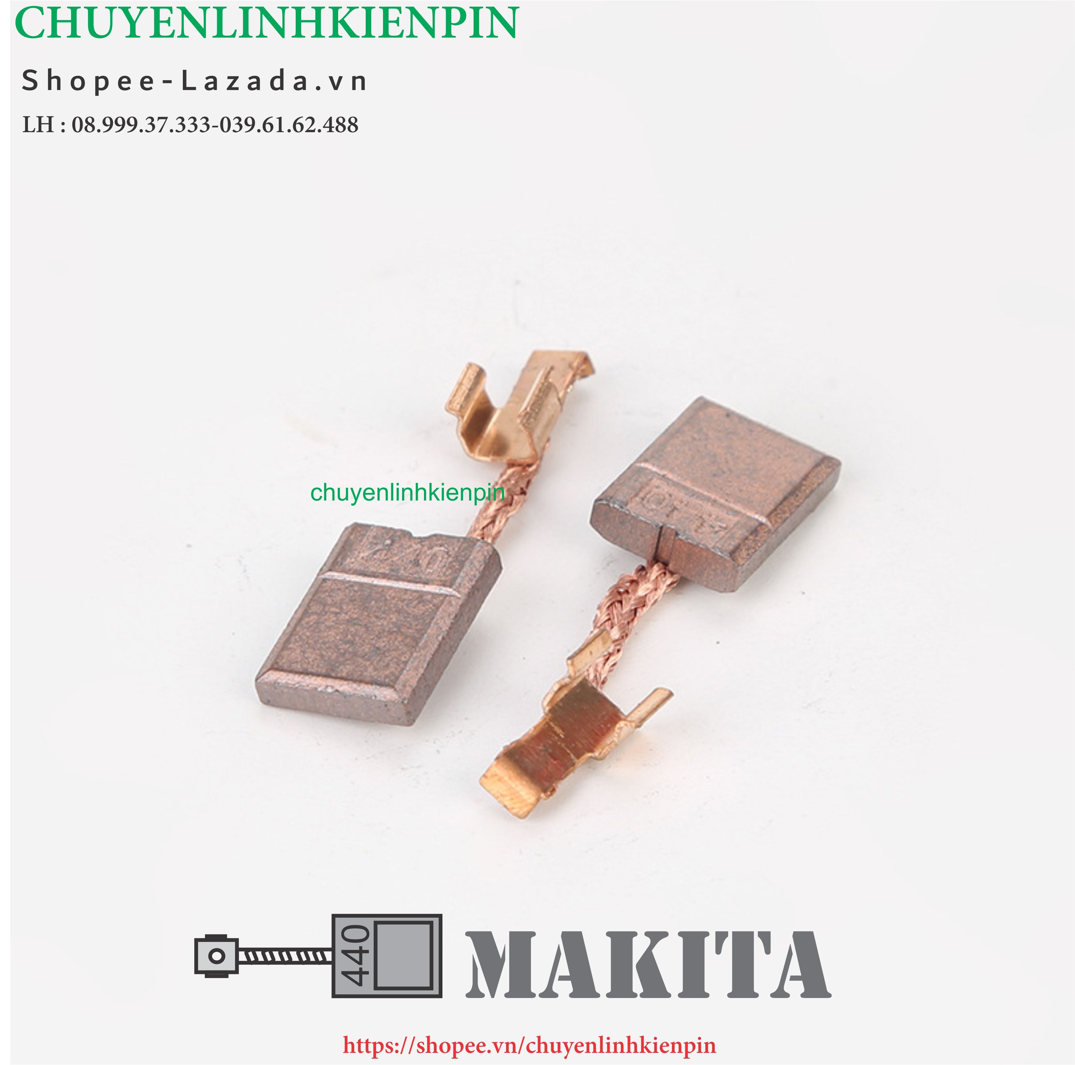[HCM]Chổi than makita CB-440 (100% carbon) ( BL64 111)
