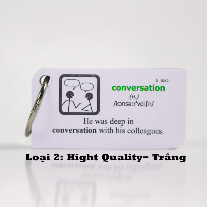 Bộ Flashcard 3000 Từ Vựng Tiếng Anh B (1500 từ) - High Quality