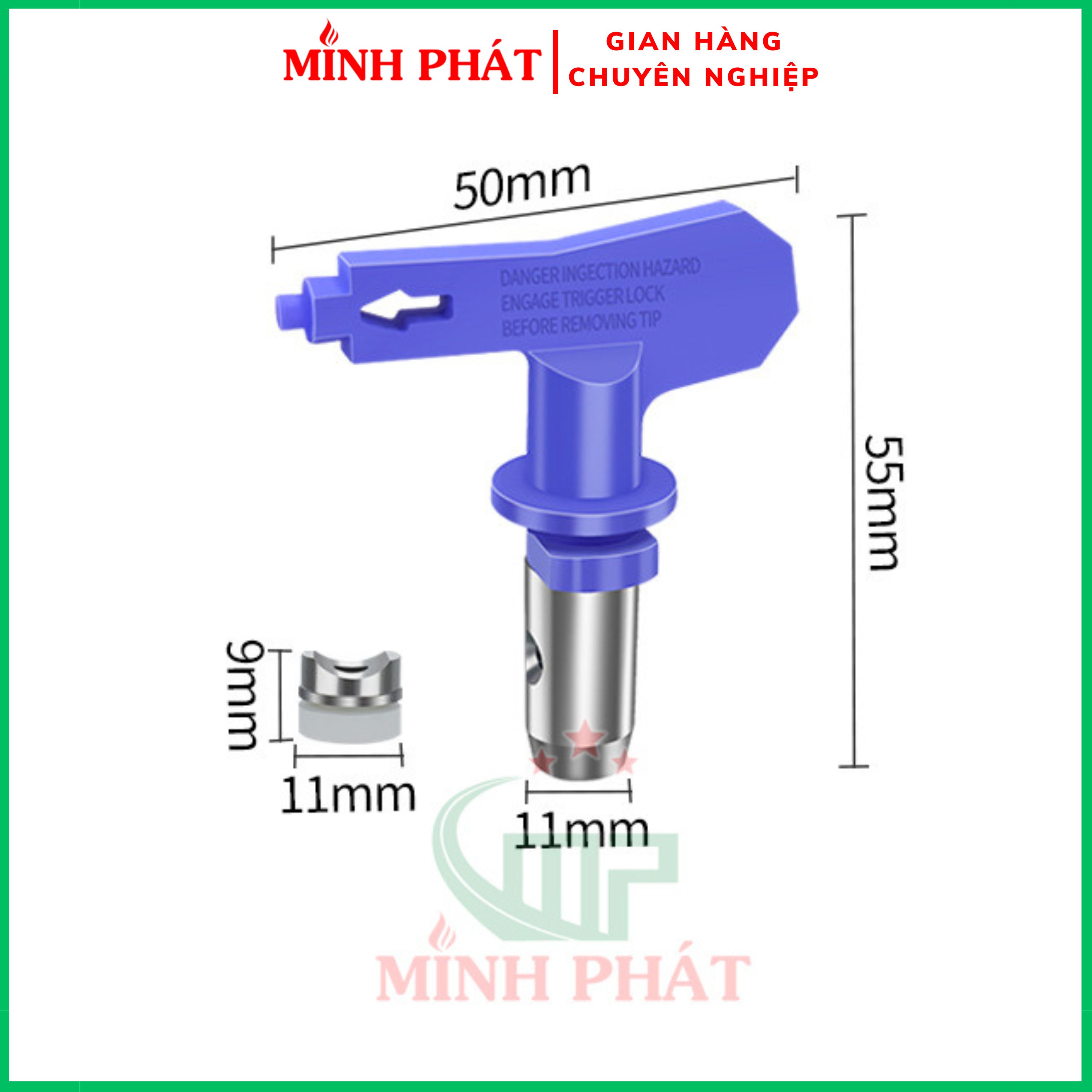 Béc Phun Sơn - Béc Phun Bột Trét Minh Phát
