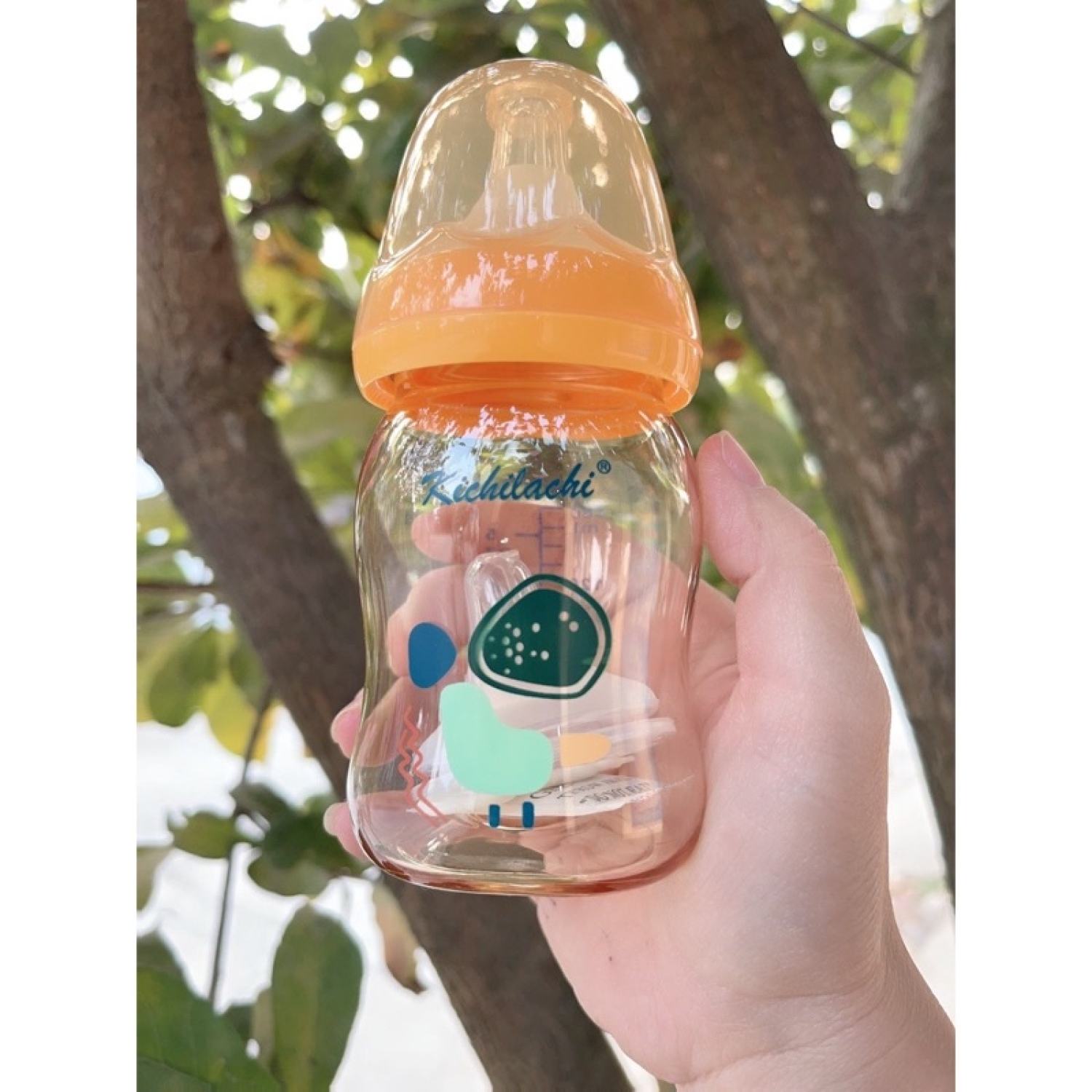 Bình Sữa Kichilachi PPSU Cổ Rộng 160/280ml Núm Ti Siêu Mềm