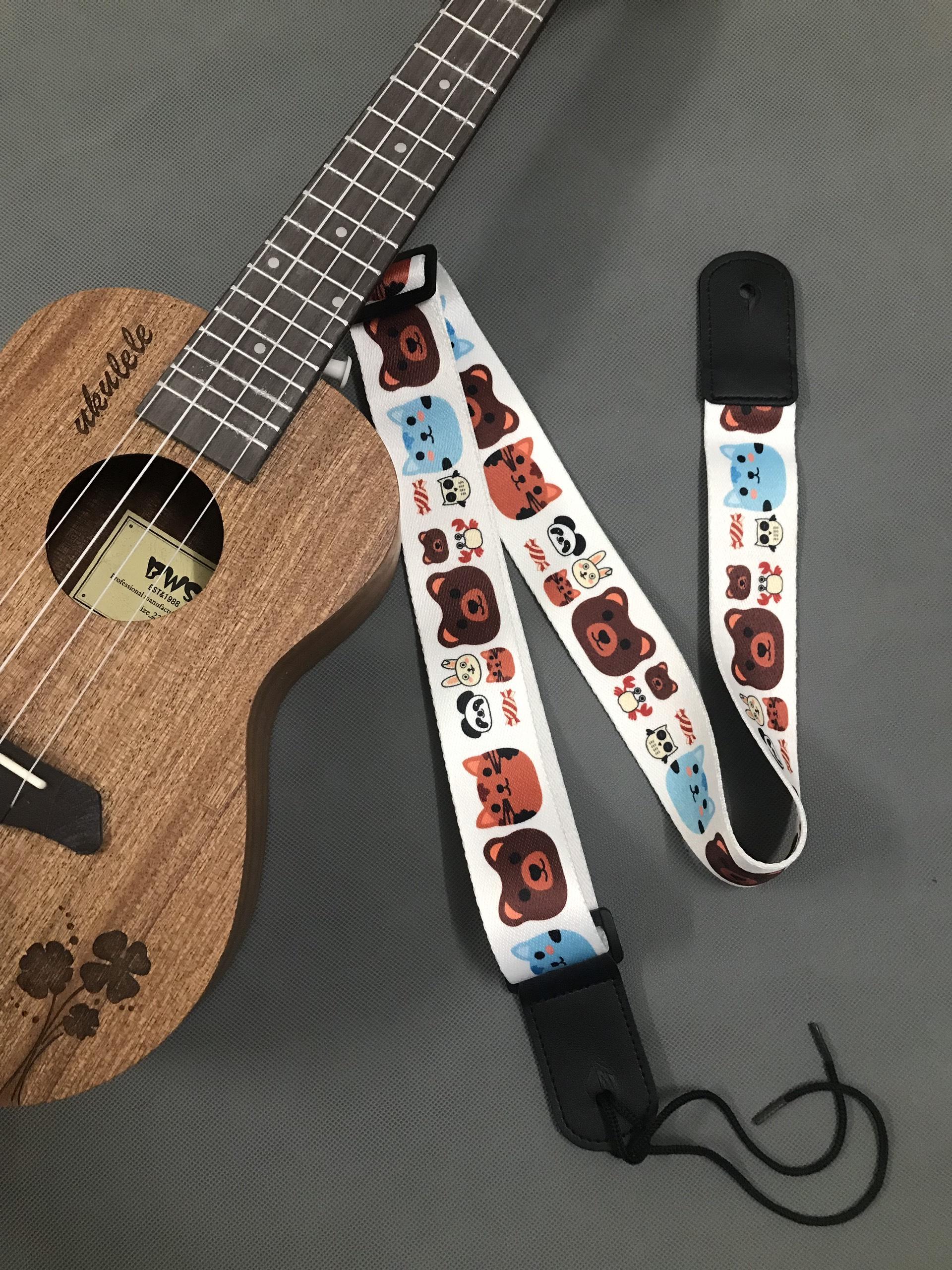 DÂY ĐEO ĐÀN UKULELE 2 ĐẦU GẮN CHỐT - FREE CHỐT ĐEO ĐÀN