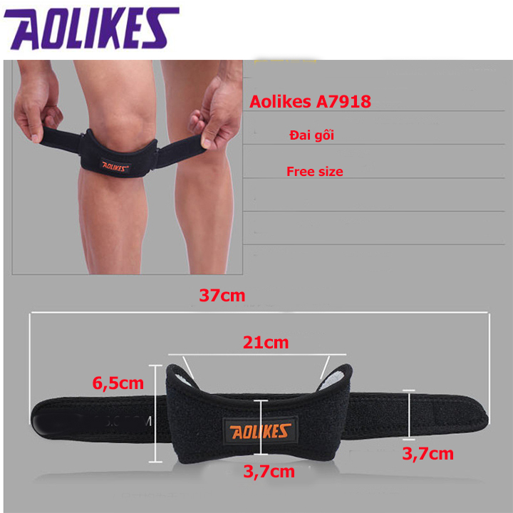 Đai bảo vệ đầu gối Aolikes A7918 (1 đai)