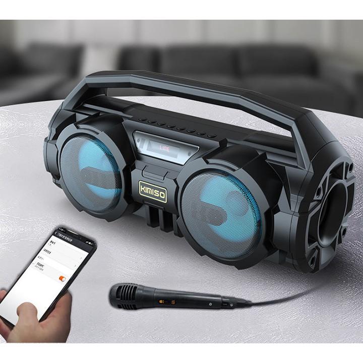 Bluetooth speaker kimiso km-s1-Gift 1 micro-2 bass strong, singing karaoke pole or
