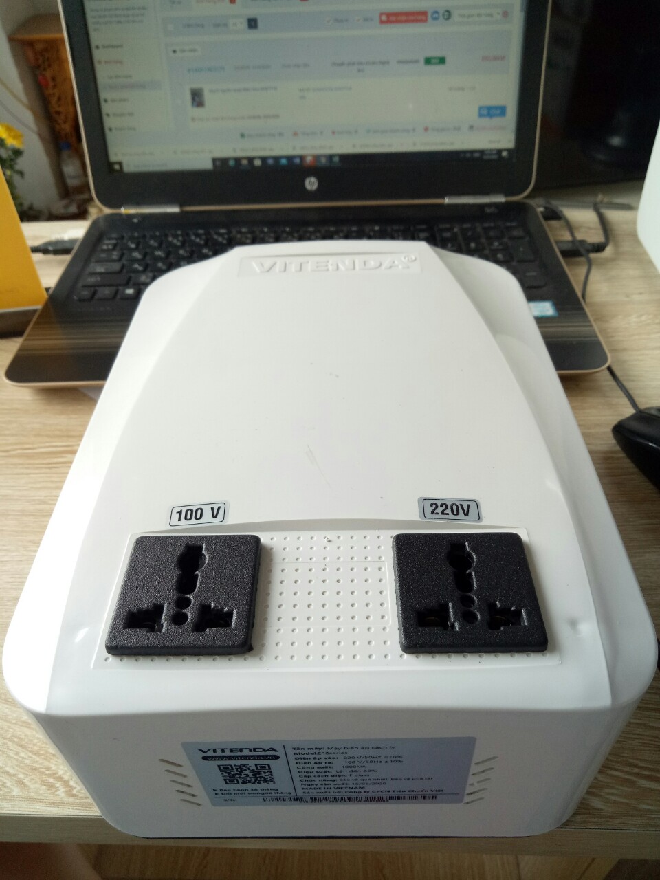 Biến áp cách ly 1000VA hàng dây đồng cao cấp