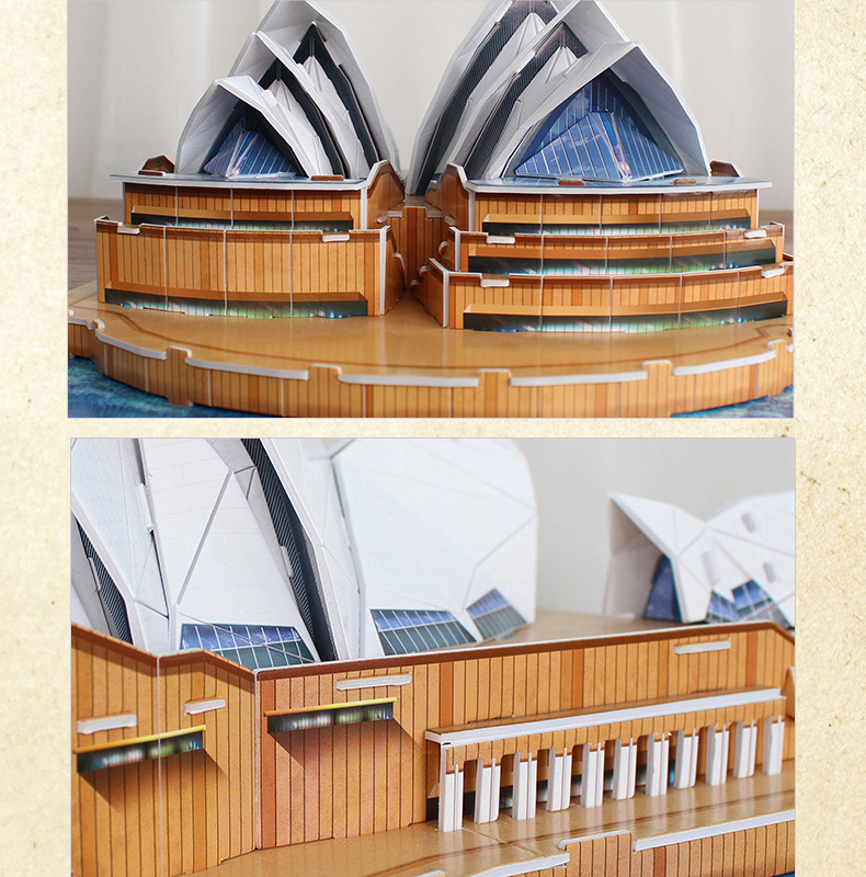 Mô hình giấy 3D CubicFun - Nhà hát Opera Sydney - Úc (C067h)
