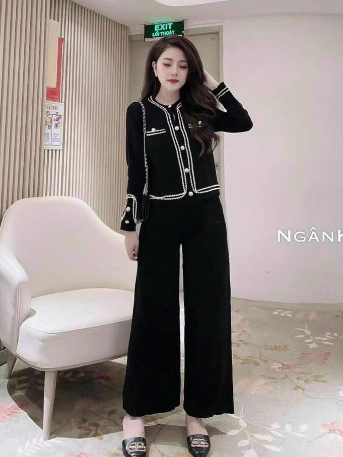 Set bộ len viền hàng QC