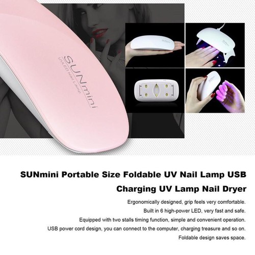 (FREESHIP) Máy Hơ Gel Móng Tay Móng Chân Sunmini Khô Siêu Tốc - MHGMINI