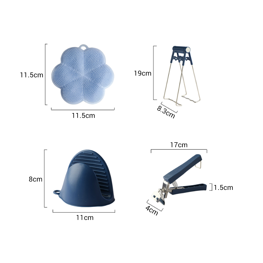 Bộ dụng cụ kẹp gắp đồ nóng thông minh(set 4 món)