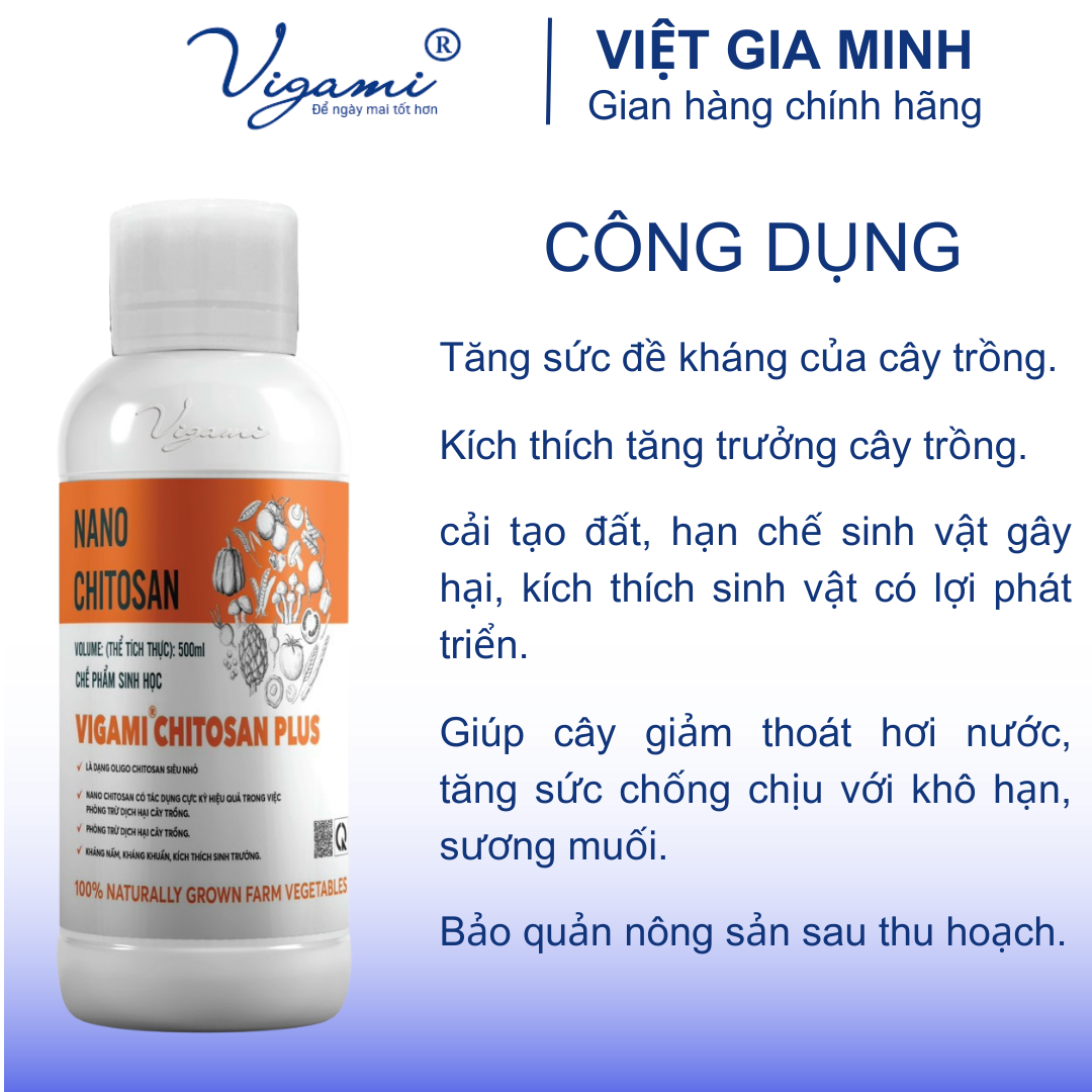 Chế phẩm sinh học Nano Chitosan 500ML