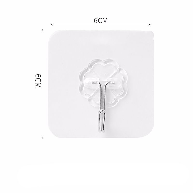 Large super-adhesive load-bearing wall hooks