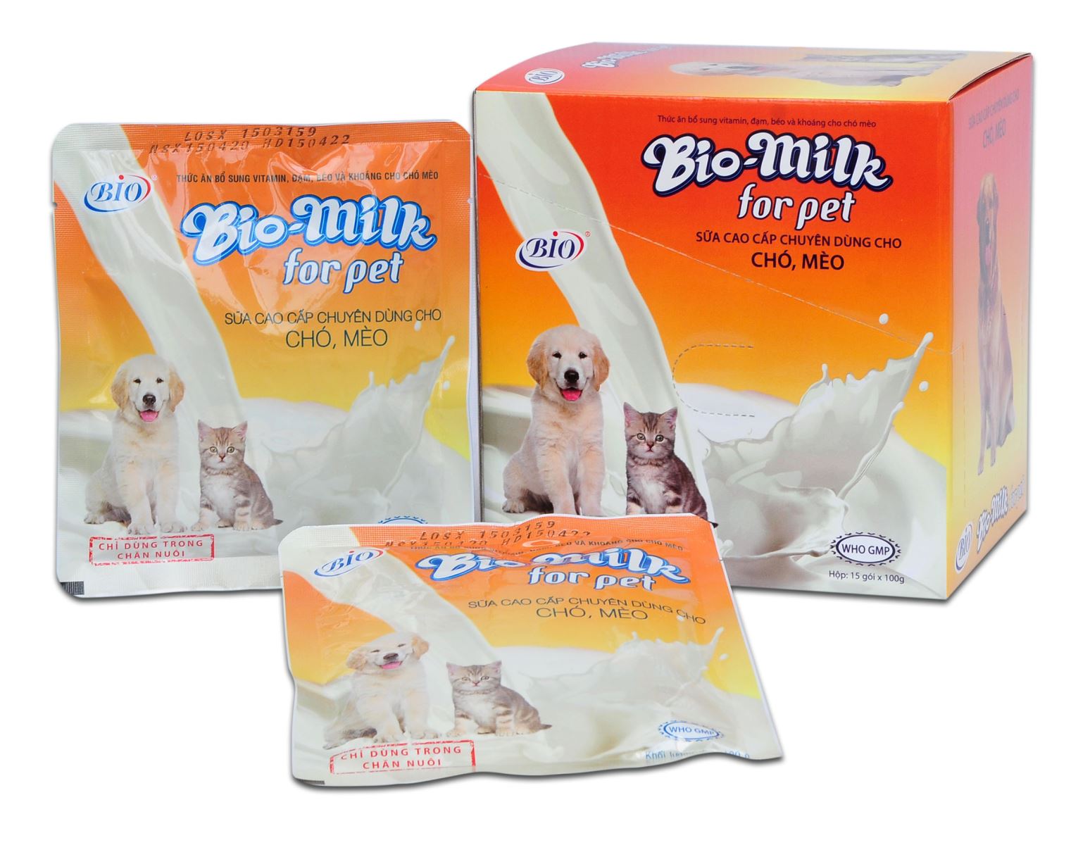 Sữa bột Bio dành cho chó, mèo 100gr - T3 PETS SHOP