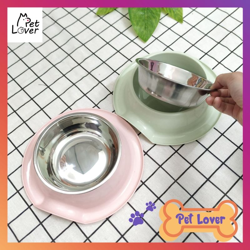 Bát ăn cho chó, bát ăn cho mèo, bát ăn inox cho chó mèo – Mã BABS93 - Petlover