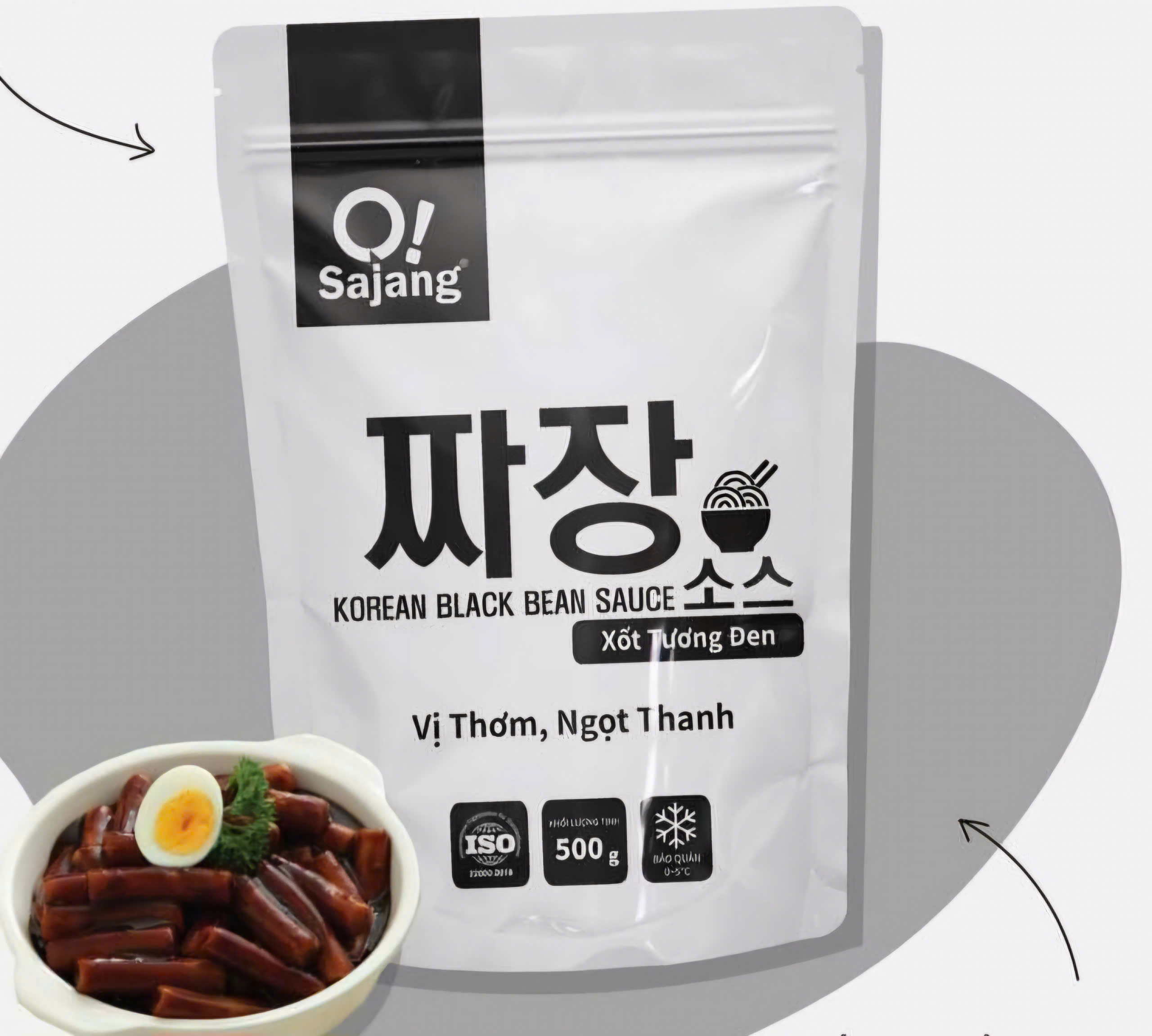 500g Xốt tương đen Osajang - doanvat_hangduong