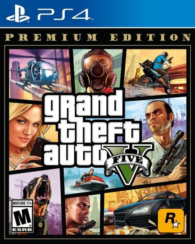 Đĩa game GTA V Grand Theft Auto V Premium Edition - PlayStation 4
