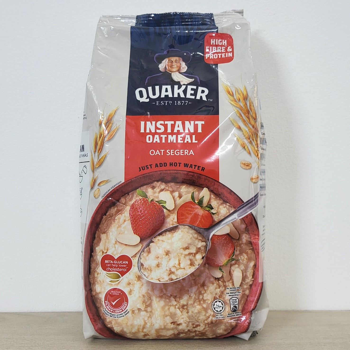 Quaker yến mạch nguyên chất ăn liền instant oatmeal