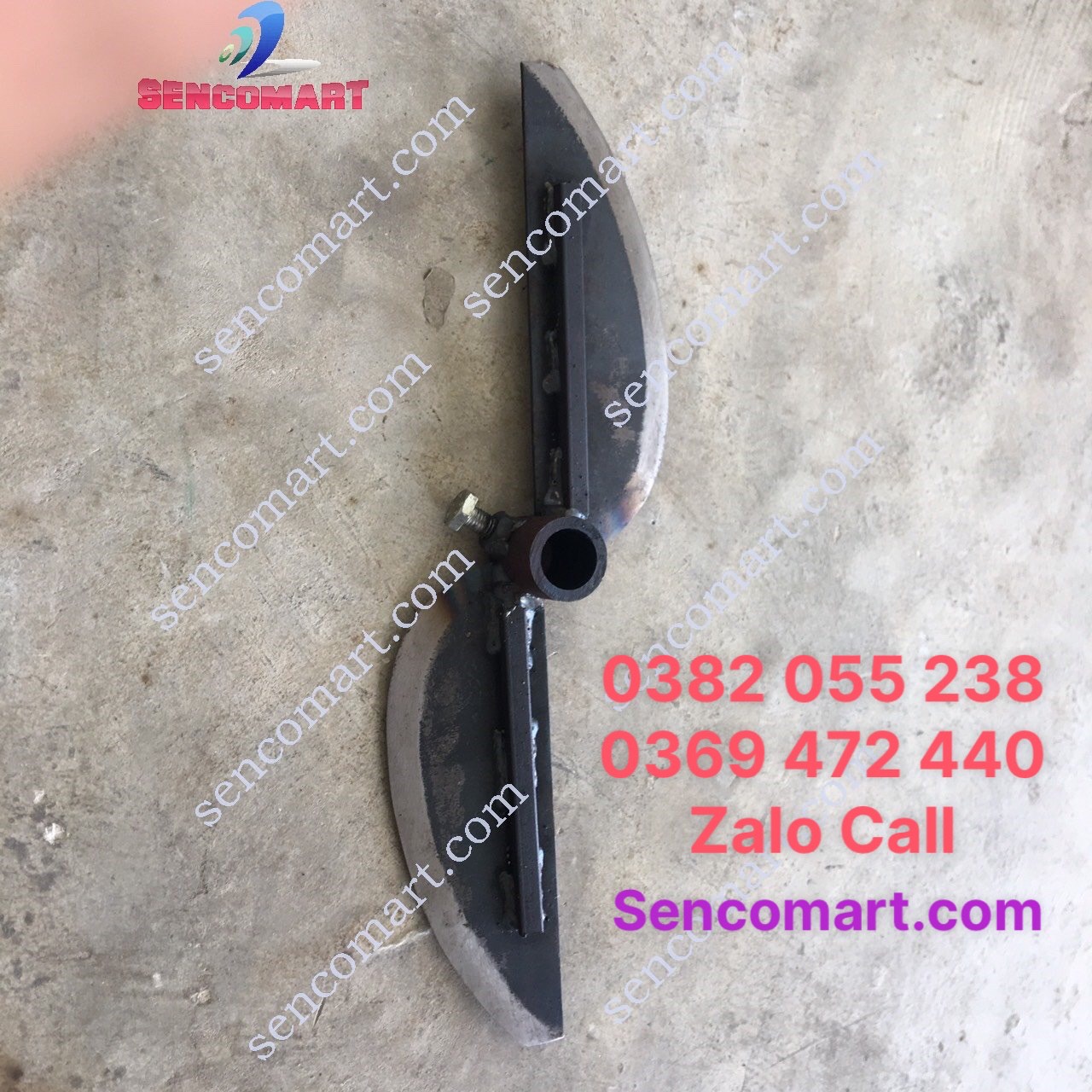 Lưỡi dao băm chuối mịn, cỏ, rau 40cm