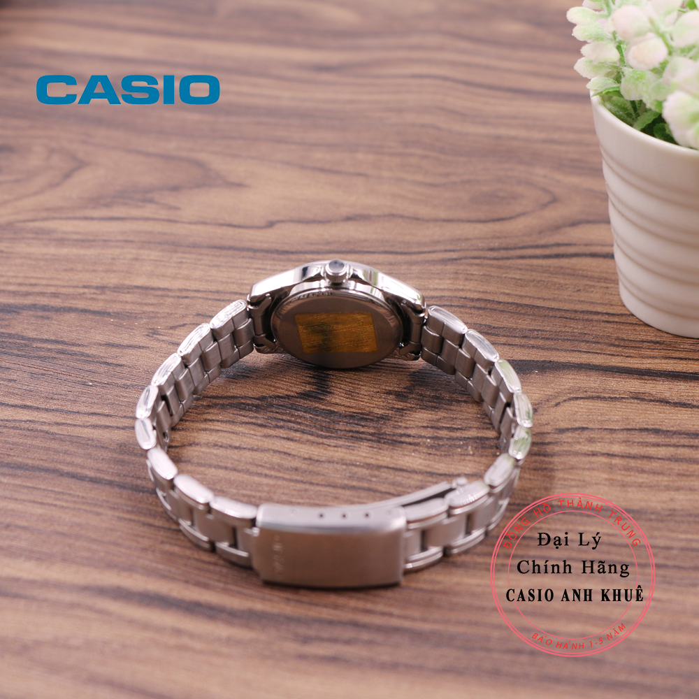 Đồng hồ nữ Casio LTP-1215A-1B3DF dây kim loại
