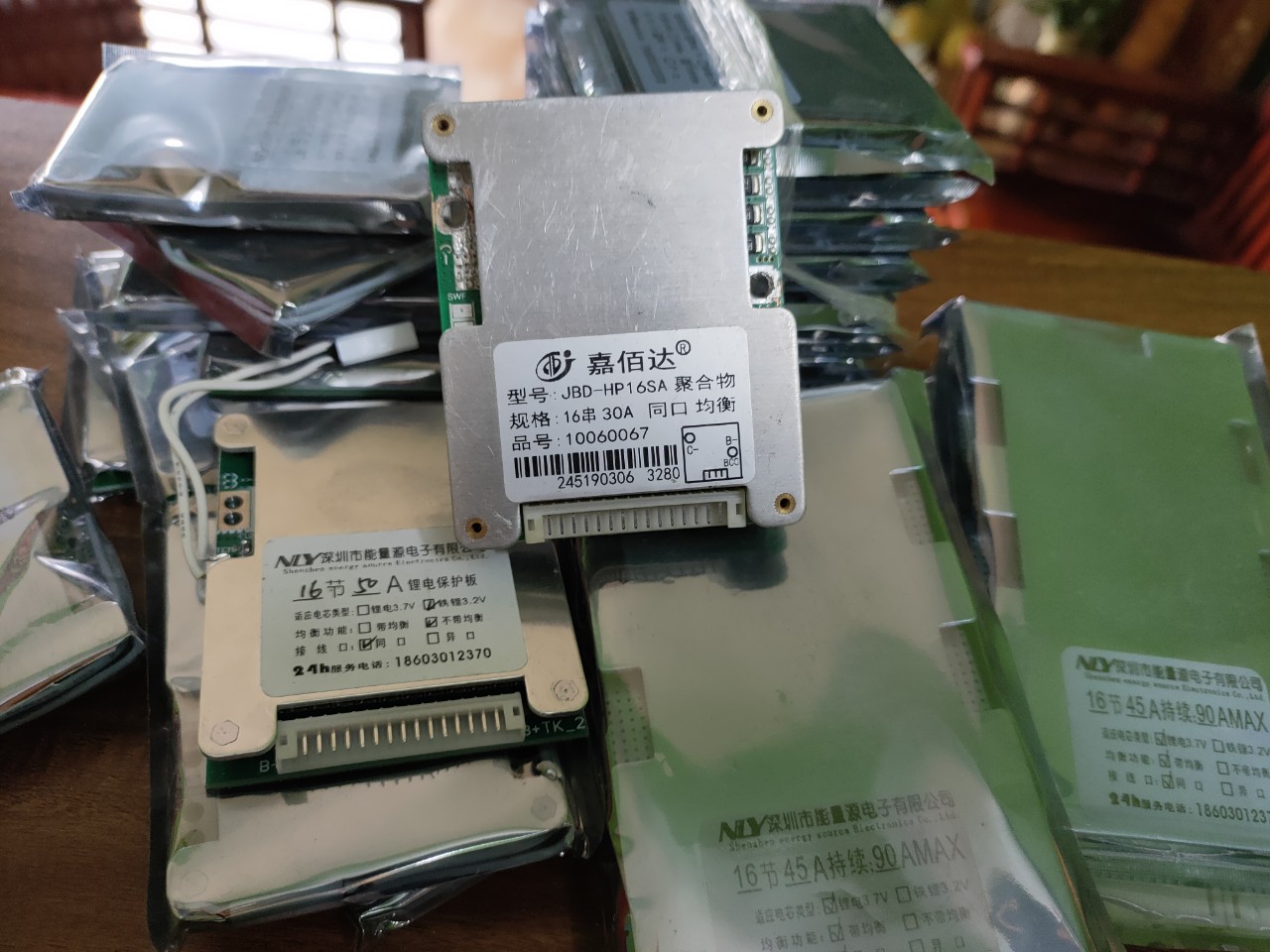 Mạch bảo vệ pin- BMS16S50A cho 16 cell 3,2V pin sắt