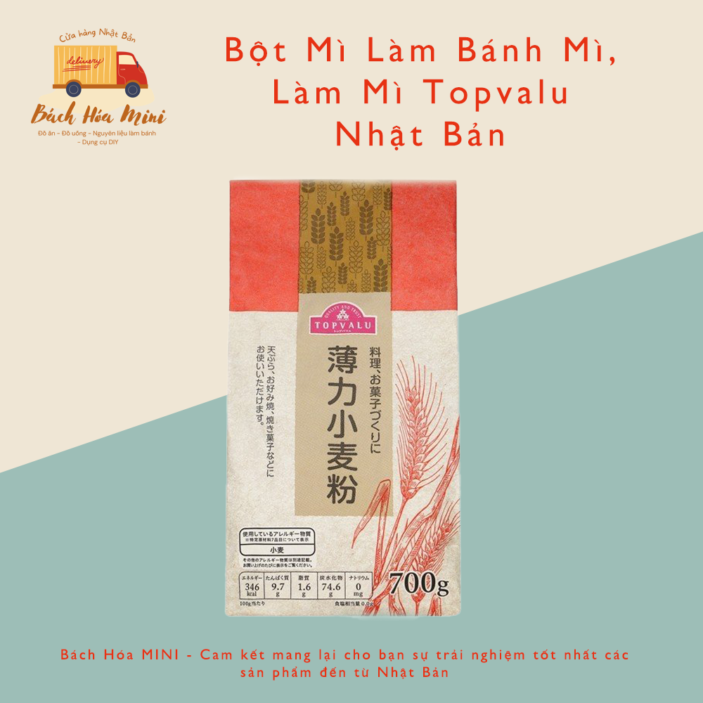 Bột Mì Làm Bánh Làm Mì Topvalu Nhật Bản - Bách Hóa Mini