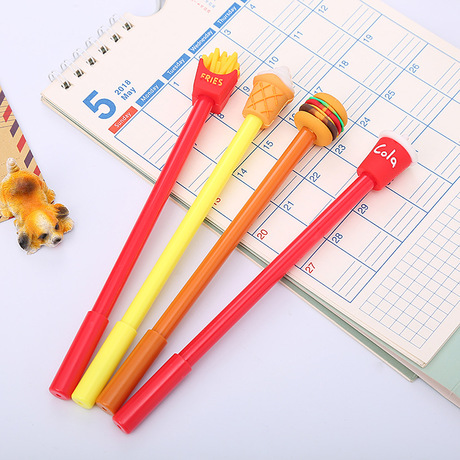 Combo 4 bút bi nước đồ ăn nhanh cute