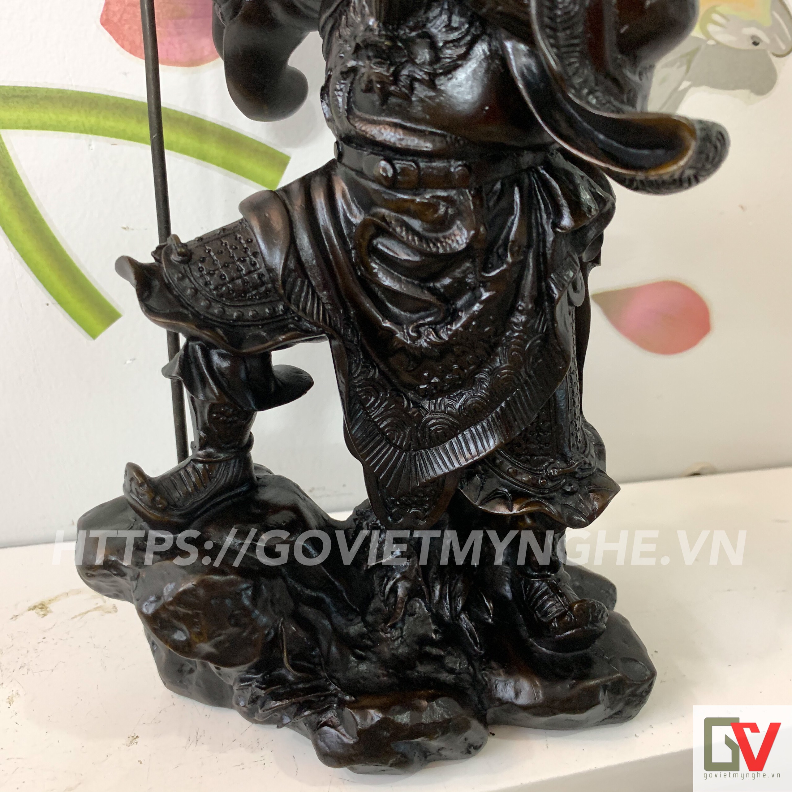 Tượng Đá Đầu Phật Thích Ca - Cao 9cm - Đá Màu