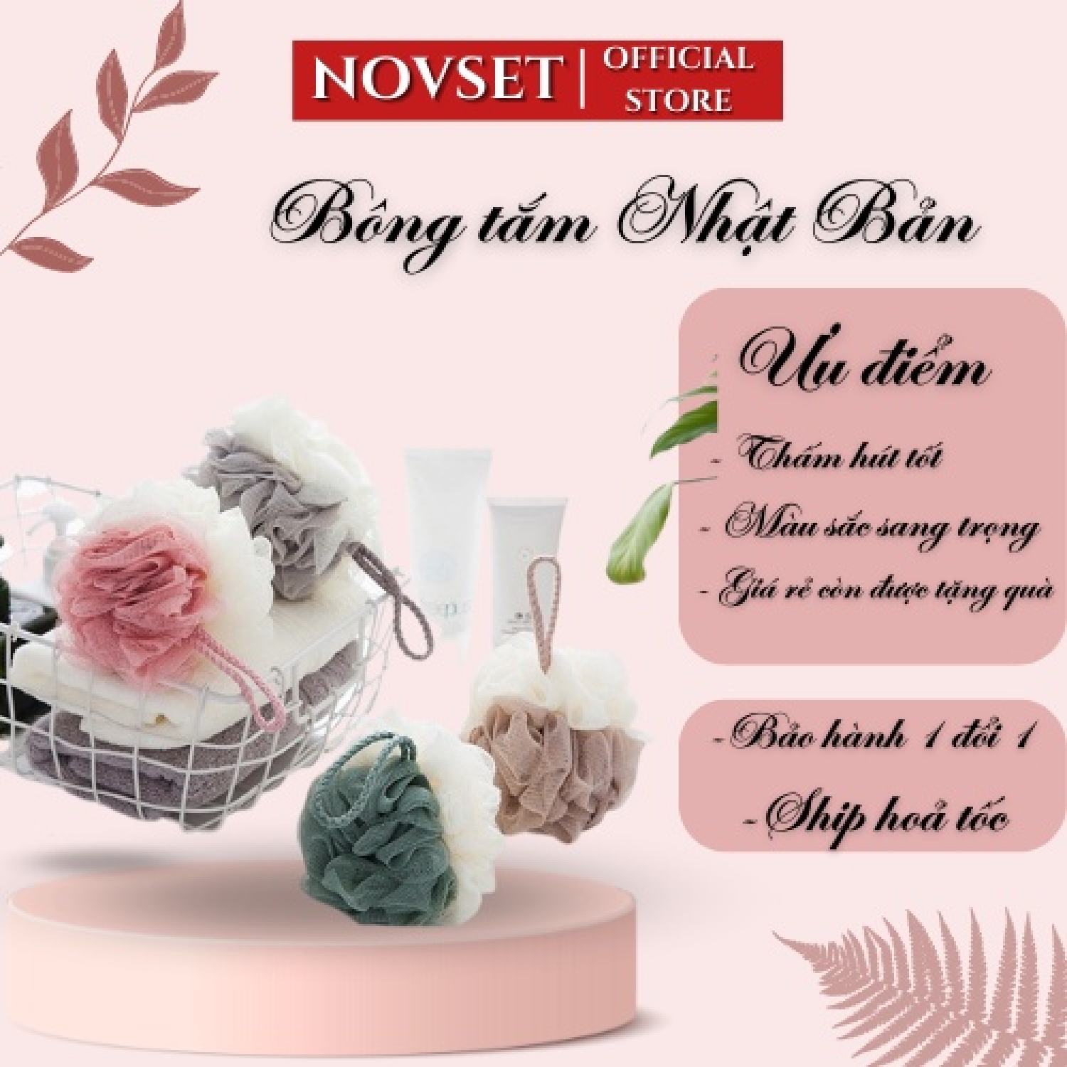 Bông Tắm Lưới Tạo Bọt xuất Nhật [ Mã B606 ]