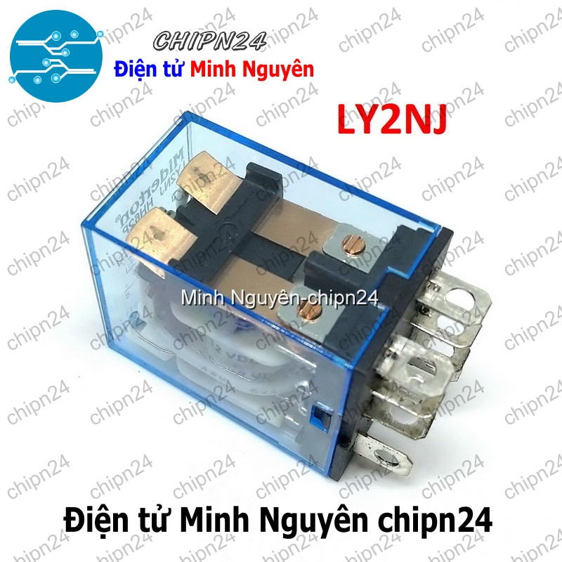 [1 con] (F86.T) Relay kiếng 8 chân 10A 12VDC (LY2NJ LY2N-J JQX-13F)