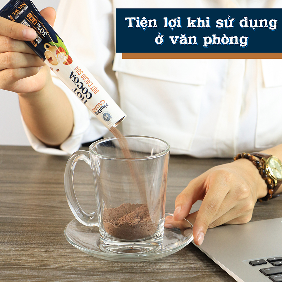 Bột ca cao sữa (Heyday Cacao) - 240g | hot cocoa, sữa dừa