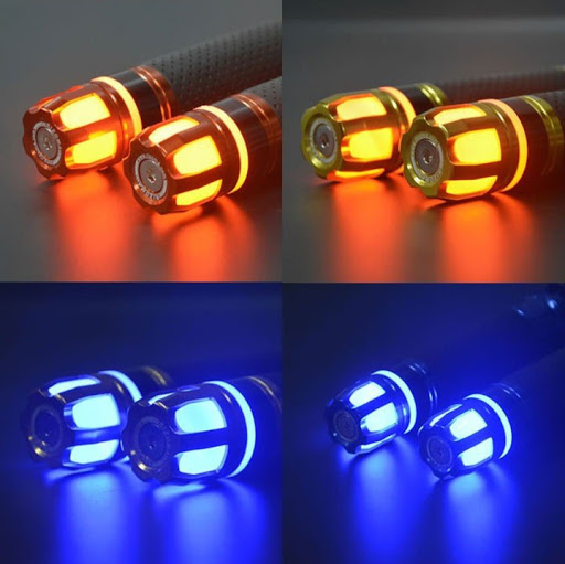 [ƯU ĐÃI GIÁ] Bộ 2 bao tay lái xe máy gù có đèn Led xoay RIZOMA cao cấp FULL MÀU 1 ĐỔI 1 TRONG 30 NGÀY