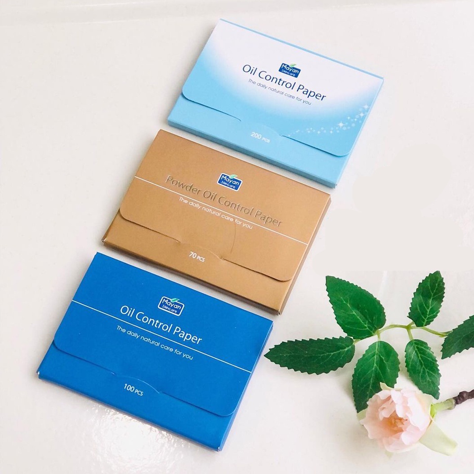 Giấy Thấm Dầu Mayan Oil Control Paper 100 PCS