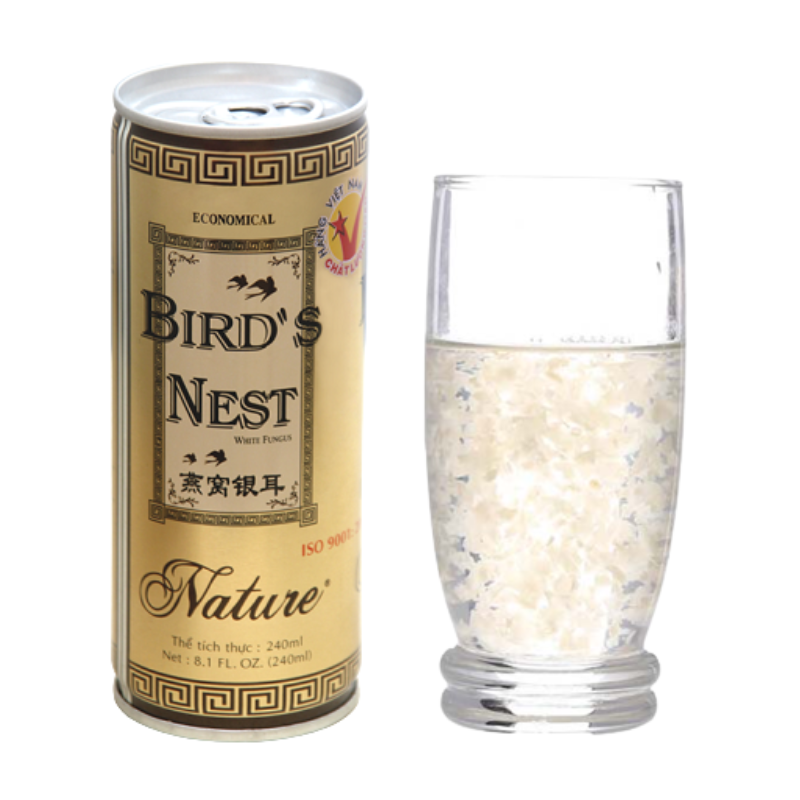 Nước Yến Ngân Nhĩ Natural Loại 2 Lốc 6 Lon 240 Ml