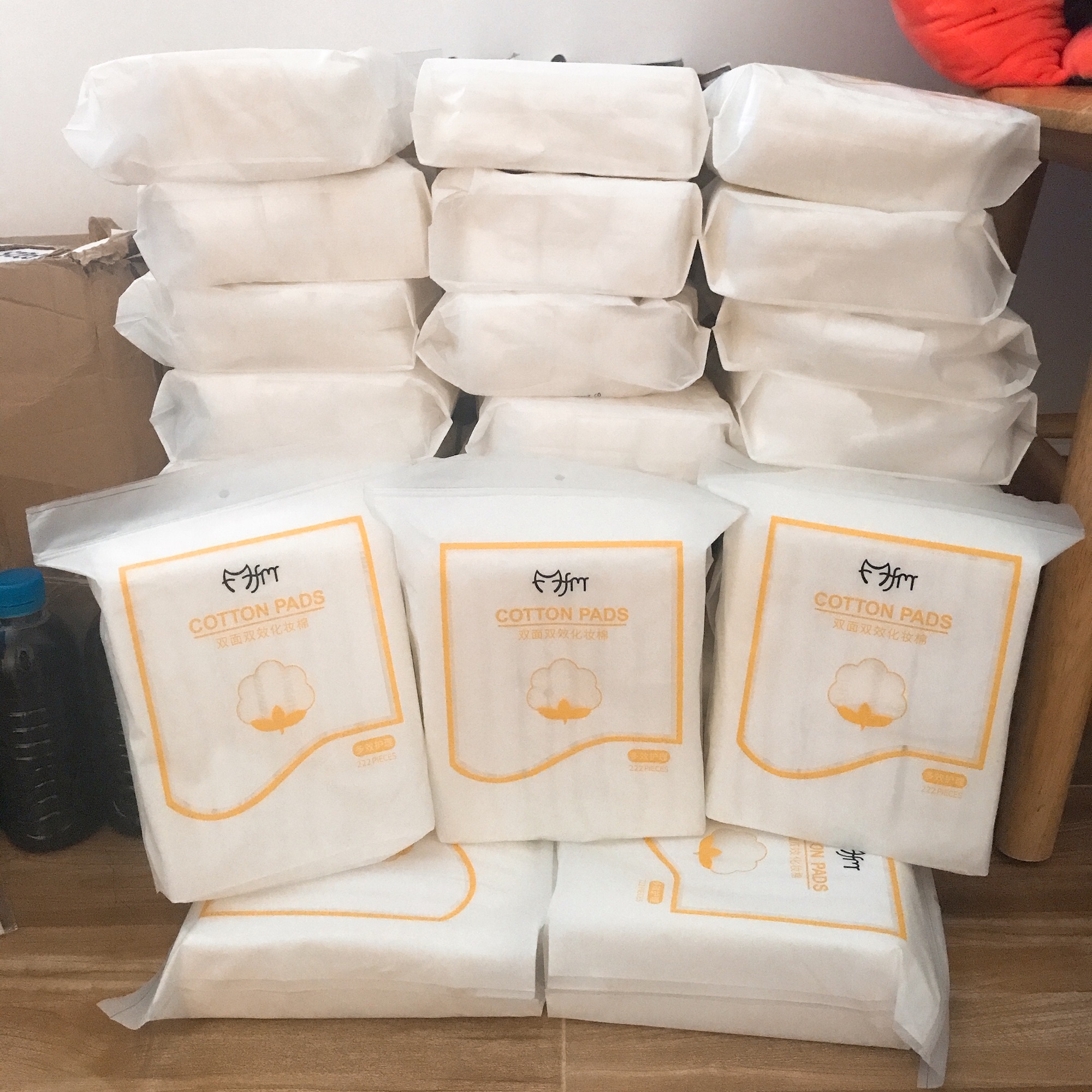 Bông TẩyTrang Cotton Pads 222 Miếng Mềm Mịn Hàng Nội Địa Trung Cao Cấp B212