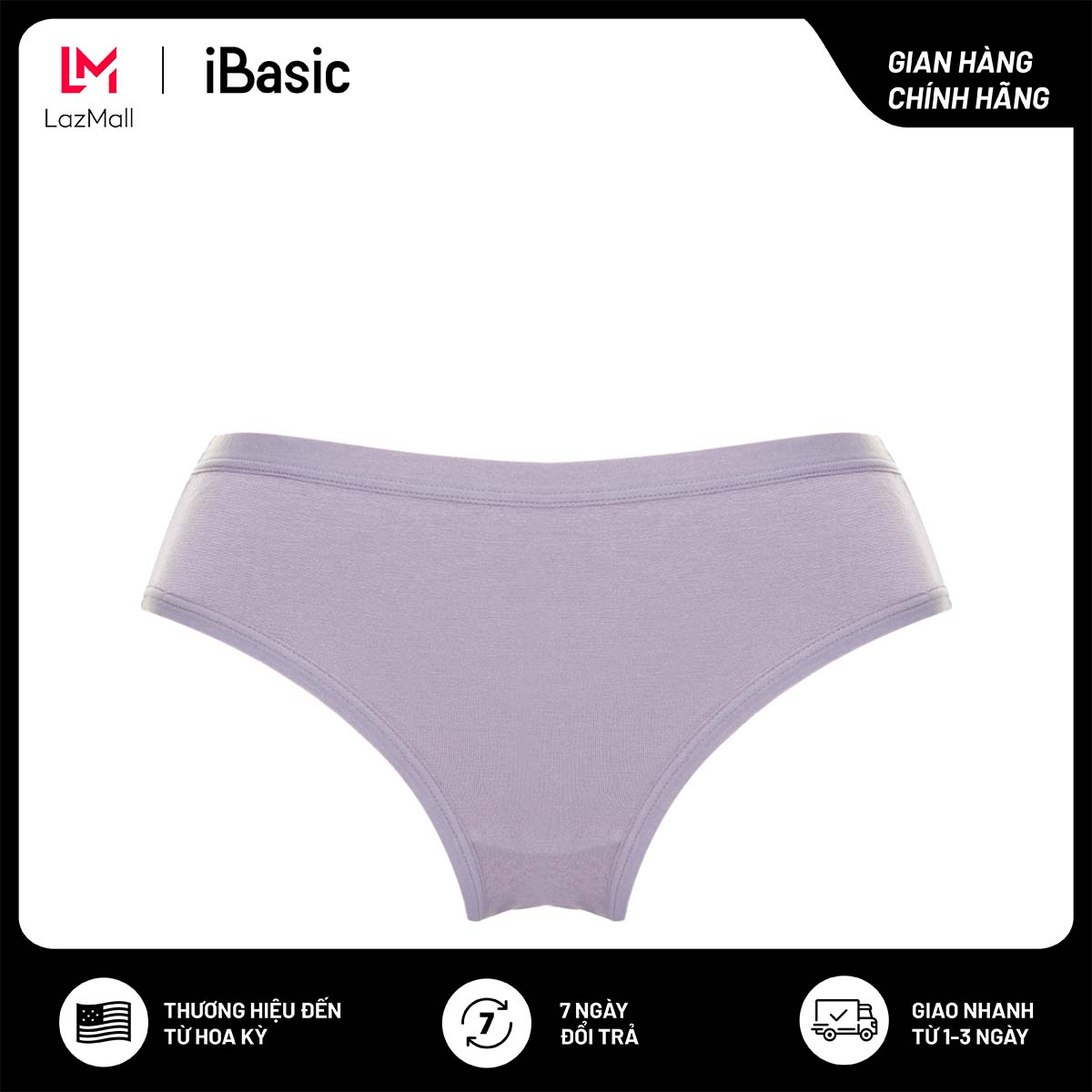 Combo 3 Quần lót nữ iBasic bamboo bikini iBasic PANW002