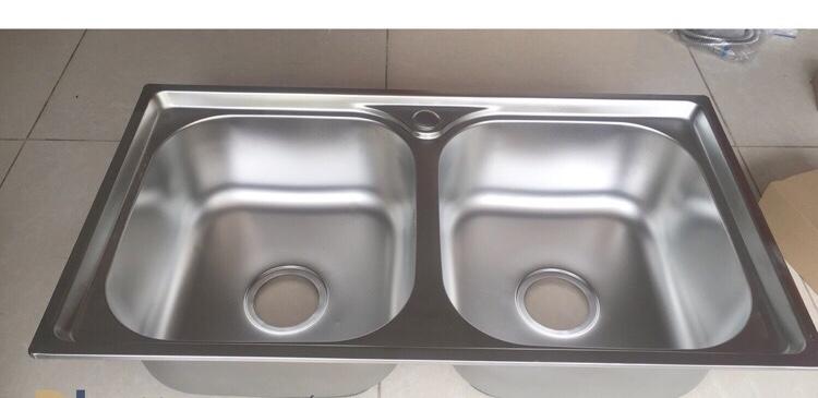 SIÊU COMBO NHÀ BẾP: CHẬU RỬA CHÉN INOX 304 (78x43cm) & VÒI RỬA ĐỒNG BỘ