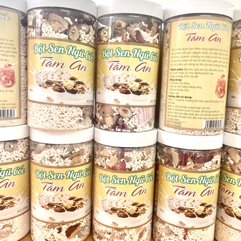 ✅[CHÍNH HÃNG] Bột Củ Sen Mix Hạt Dinh Dưỡng 500G