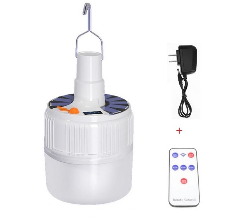 Đèn Tích Điện Năng Lượng Mặt Trời hoặc sạc bằng điện 50W thời gian sáng 5-8h Có Remote Điều Khiển và sạc đèn năng lượng mặt trời đèn led đèn buld