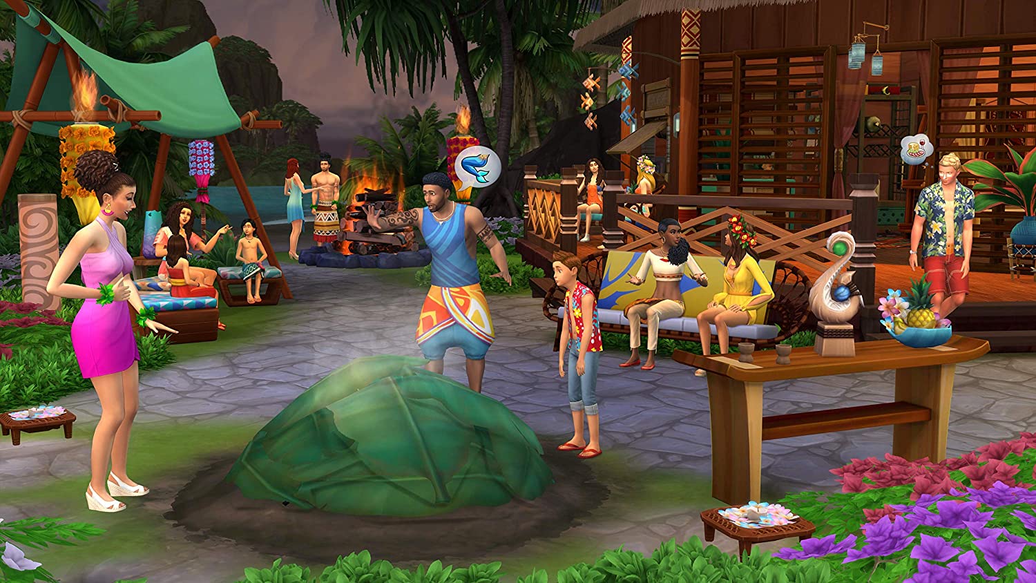 Đĩa Game PS4 - The Sims 4 Plus Island Living Bundle Hệ US
