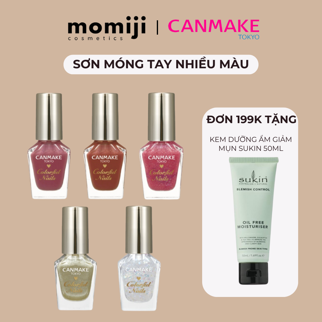 CANMAKE Sơn móng tay Colorful Nails nội địa Nhật 8ml
