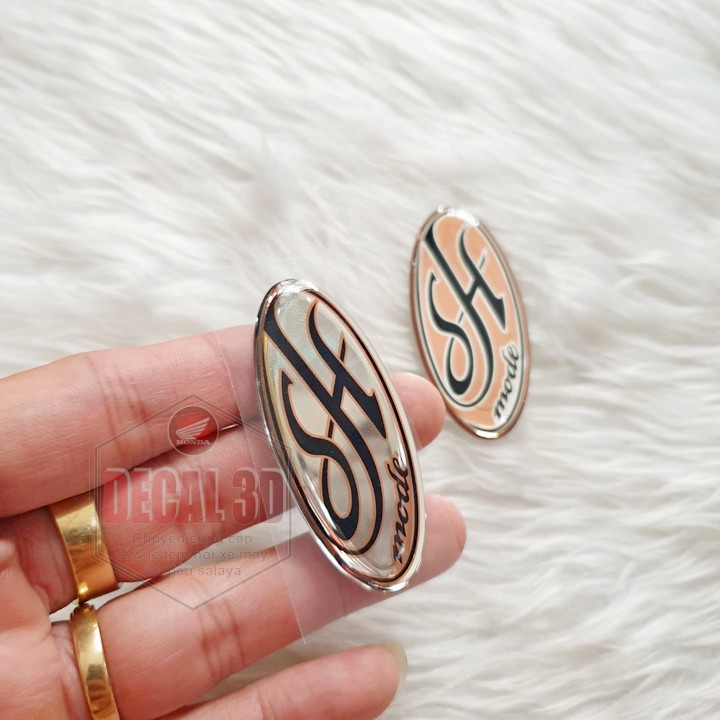 Logo biểu tượng dán mặt nạ sh mode hàng cao cấp