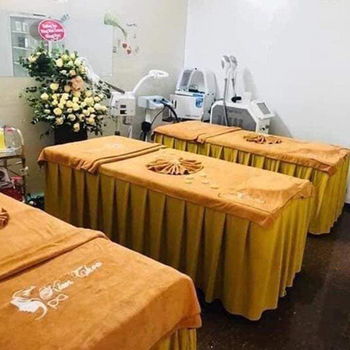 KHĂN TRẢI GIƯỜNG SPA, KT 90*190