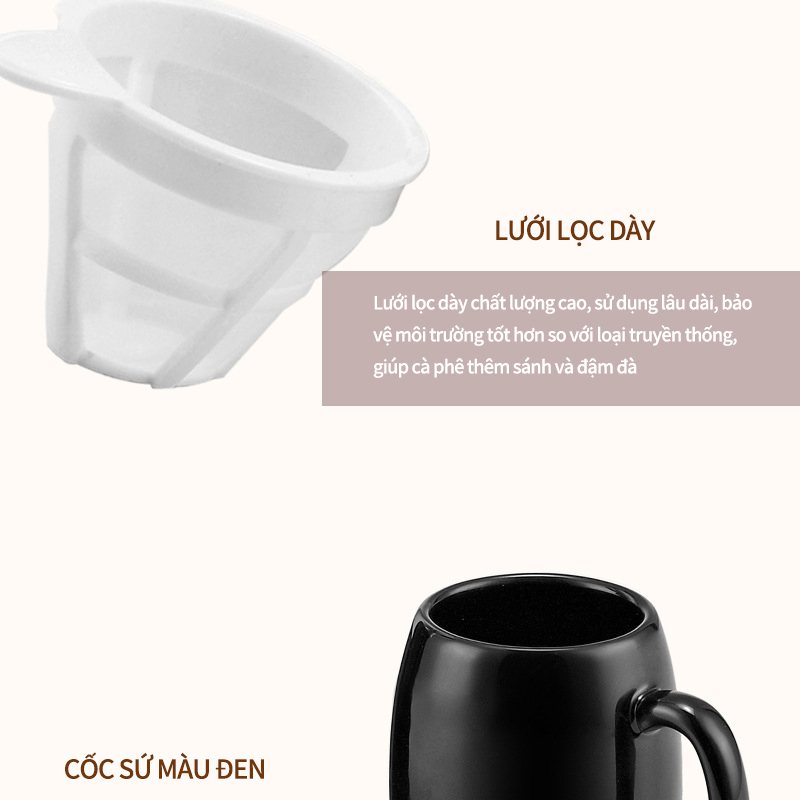 [Bảo Hành Hãng 1 Năm] Máy pha cà phê TS621 (Chuẩn vị cà phê, Sánh, Ngon)