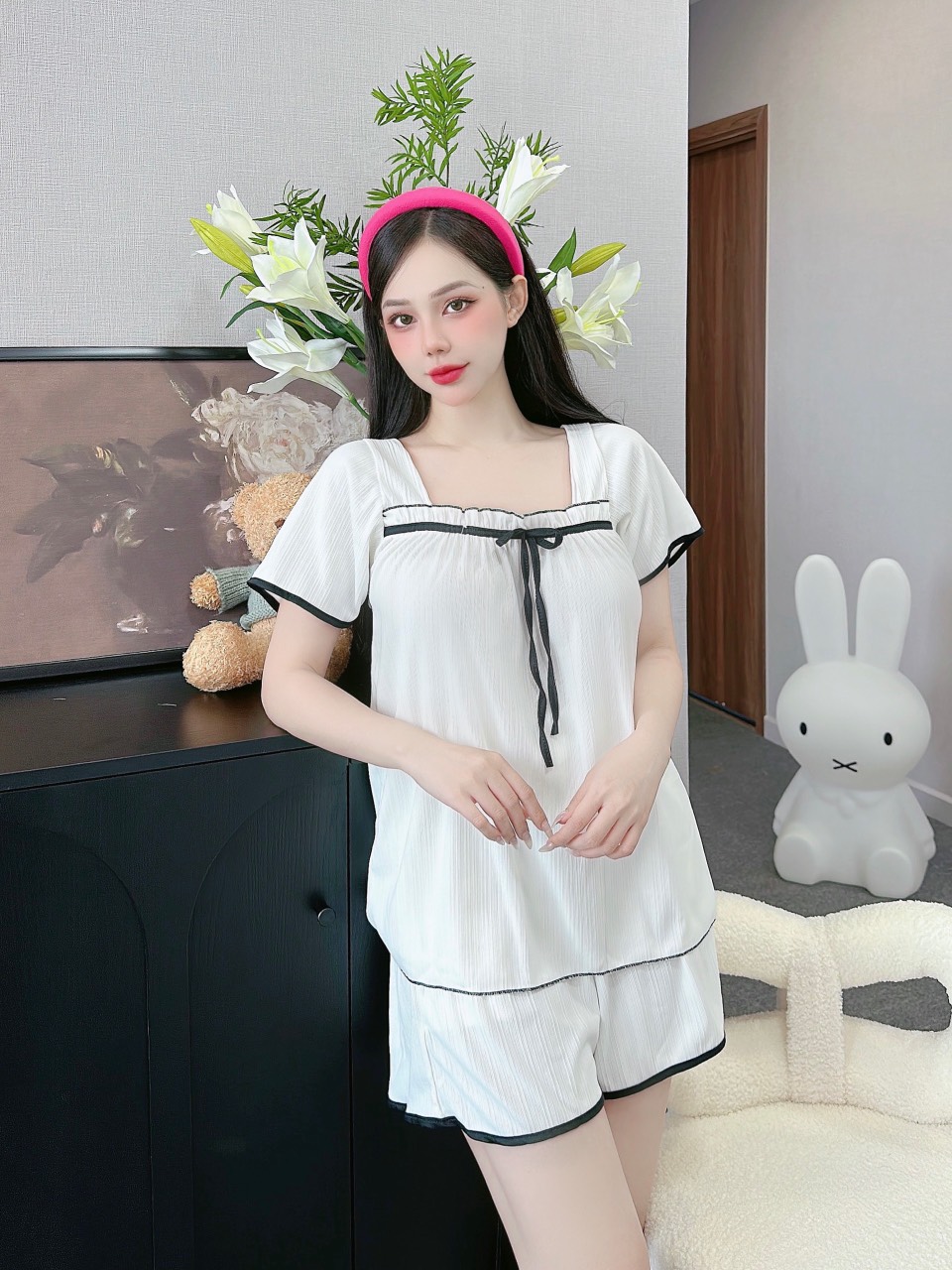 Set bộ đùi cao cấp thun gân siêu co giãn 2 size 48-70kg tùy chiều cao siêu mềm mát