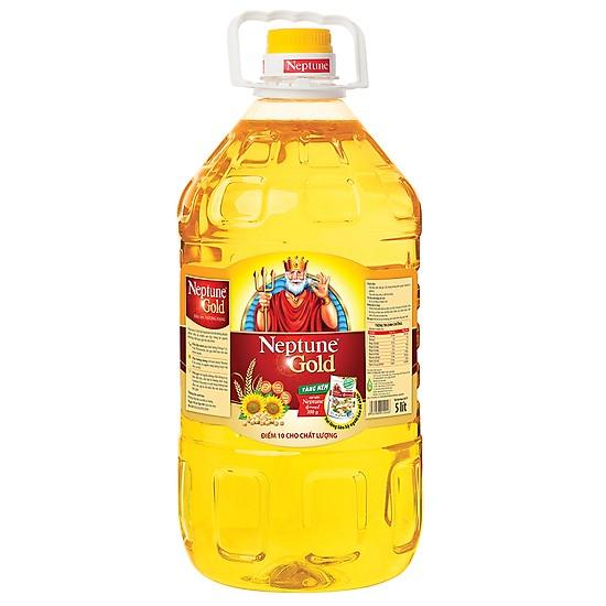 Chai Dầu Ăn Thượng Hạng Neptune Light 5L